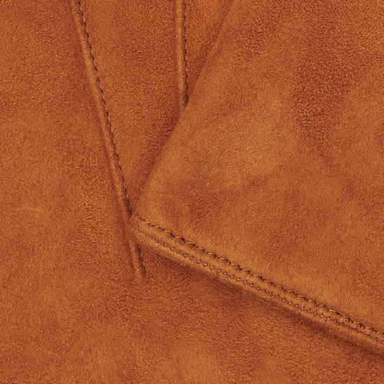 Silvia (cognac) - suede leather gloves with luxurious cashmere lining - Leather Gloves Online - Luxury Leather Gloves - 4