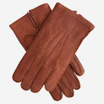 CA0393 (cork) - Men's Italian Cashmere Lined Peccary Gloves - Leather Gloves Online - Luxury Leather Gloves - 1