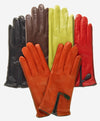CA0547 (black) – Women’s Italian lambskin cashmere-lined leather gloves with zipper