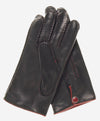 CA3152 (black) - Men's Italian Cashmere Lined Handsewn Dress Gloves - Leather Gloves Online - Luxury Leather Gloves -2