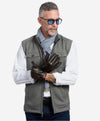 CA3152 (black) - Men's Italian Cashmere Lined Handsewn Dress Gloves - Leather Gloves Online - Luxury Leather Gloves - 3