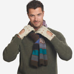CA3335 (alabaster) - Handsewn Italian Peccary Men's Driving Gloves  - Leather Gloves Online - Luxury Leather Gloves - 3
