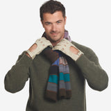 CA3335 (alabaster) - Handsewn Italian Peccary Men's Driving Gloves  - Leather Gloves Online - Luxury Leather Gloves - 3