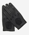 CA3335 (black) - Handsewn Italian Peccary Men's Driving Gloves - Leather Gloves Online - Luxury Leather Gloves - 1