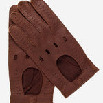 CA3335 (cork) - Handsewn Italian Peccary Men's Driving Gloves - Leather Gloves Online - Luxury Leather Gloves - 1