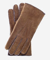 CA3466 (barley) - Men's Italian Handsewn Sueded Lamb Shearling Gloves - Leather Gloves Online - Luxury Leather Gloves - 1