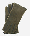 CA3466 (pine) - Men's Italian Handsewn Sueded Lamb Shearling Gloves - Leather Gloves Online - Luxury Leather Gloves - 1