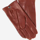 CA3630 (brown) - Men's Italian Winter Lambskin Driving Gloves Lined in Cashmere