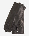 CA3630 (black) - Men's Italian Winter Lambskin Driving Gloves Lined in Cashmere - Leather Gloves Online - Luxury Leather Gloves - 1