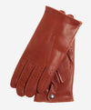 CA3630 (brown) - Men's Italian Winter Lambskin Driving Gloves Lined in Cashmere - Leather Gloves Online - Luxury Leather Gloves - 1