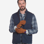 CA3646 (cork) - Men's Italian Carpincho Men's Cashmere Lined Dress Gloves - Leather Gloves Online - Luxury Leather Gloves - 3