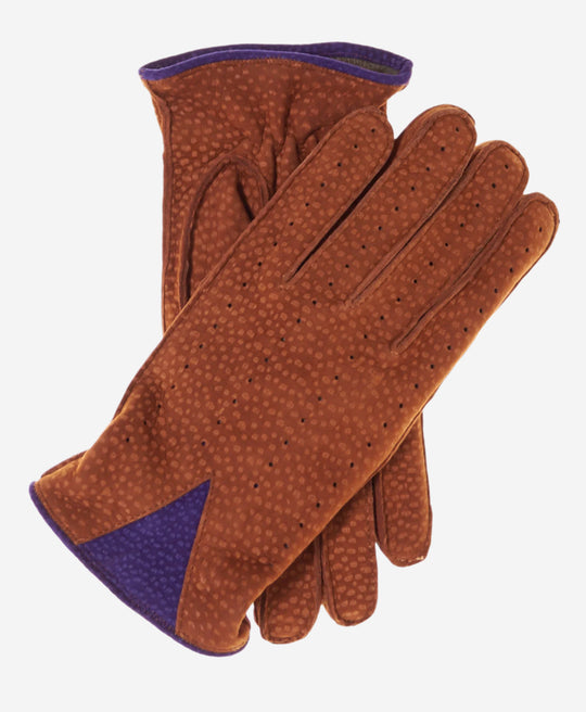CA3646 (cork) - Men’s Italian carpincho cashmere-lined dress gloves