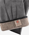CA3951 (grey) – Men’s Italian suede dress gloves with cashmere lining