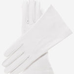 CA4201 (undyed) - Women's Undyed Unlined Lambskin Leather Gloves - Leather Gloves Online - Luxury Leather Gloves - 1