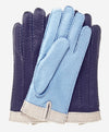CA4384 (sky) - Women’s Italian peccary gloves with cashmere lining