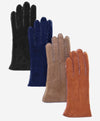 CA4465 (black) – Women’s handsewn Italian sueded lamb shearling gloves