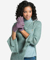CA4538 (lilac) - Handsewn Italian Cashmere Lined Women's Carpincho Dress Gloves - Leather Gloves Online - Luxury Leather Gloves - 2