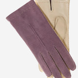 CA4538 (lilac) - Handsewn Italian Cashmere Lined Women's Carpincho Dress Gloves - Leather Gloves Online - Luxury Leather Gloves - 1