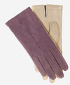 CA4538 (lilac) - Handsewn Italian Cashmere Lined Women's Carpincho Dress Gloves - Leather Gloves Online - Luxury Leather Gloves - 1