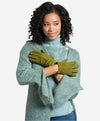 CA4538 (moss) - Handsewn Italian Cashmere Lined  Women's Carpincho Dress Gloves - Leather Gloves Online - Luxury Leather Gloves - 2