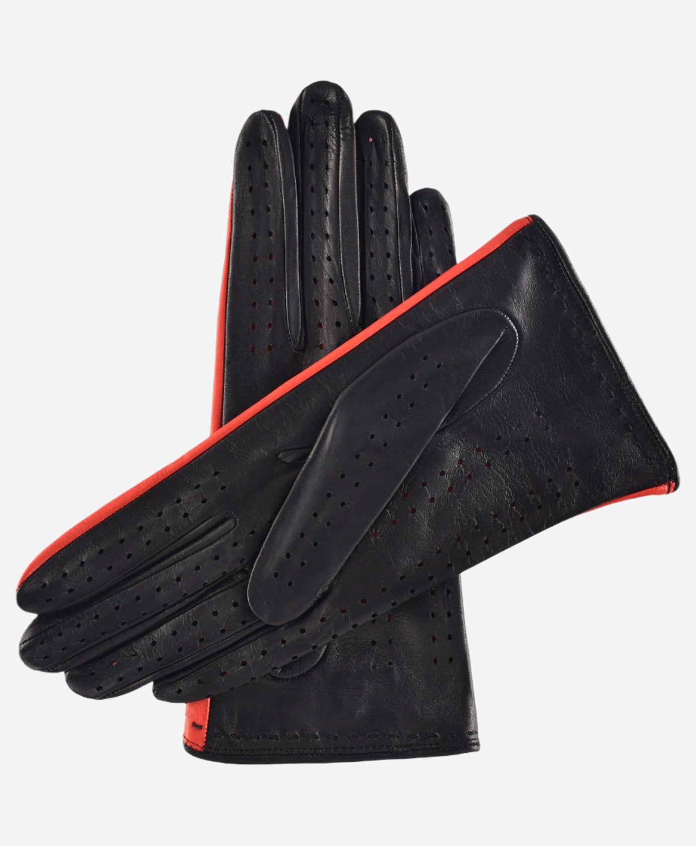 CA4918 (black/red) - Leather Gloves Online - Luxury Leather Gloves - 2