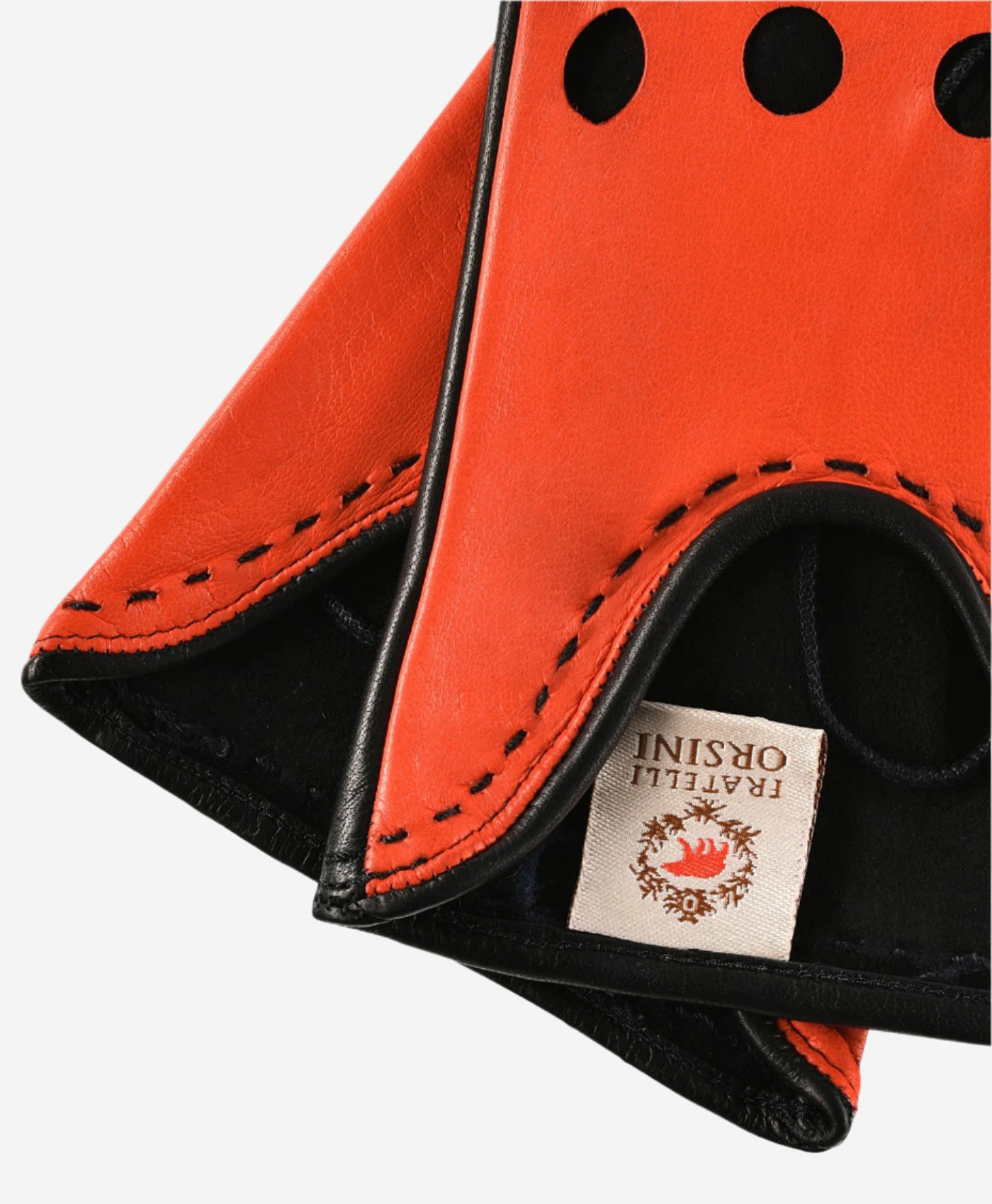 CA4918 (black/red) - Leather Gloves Online - Luxury Leather Gloves - 4