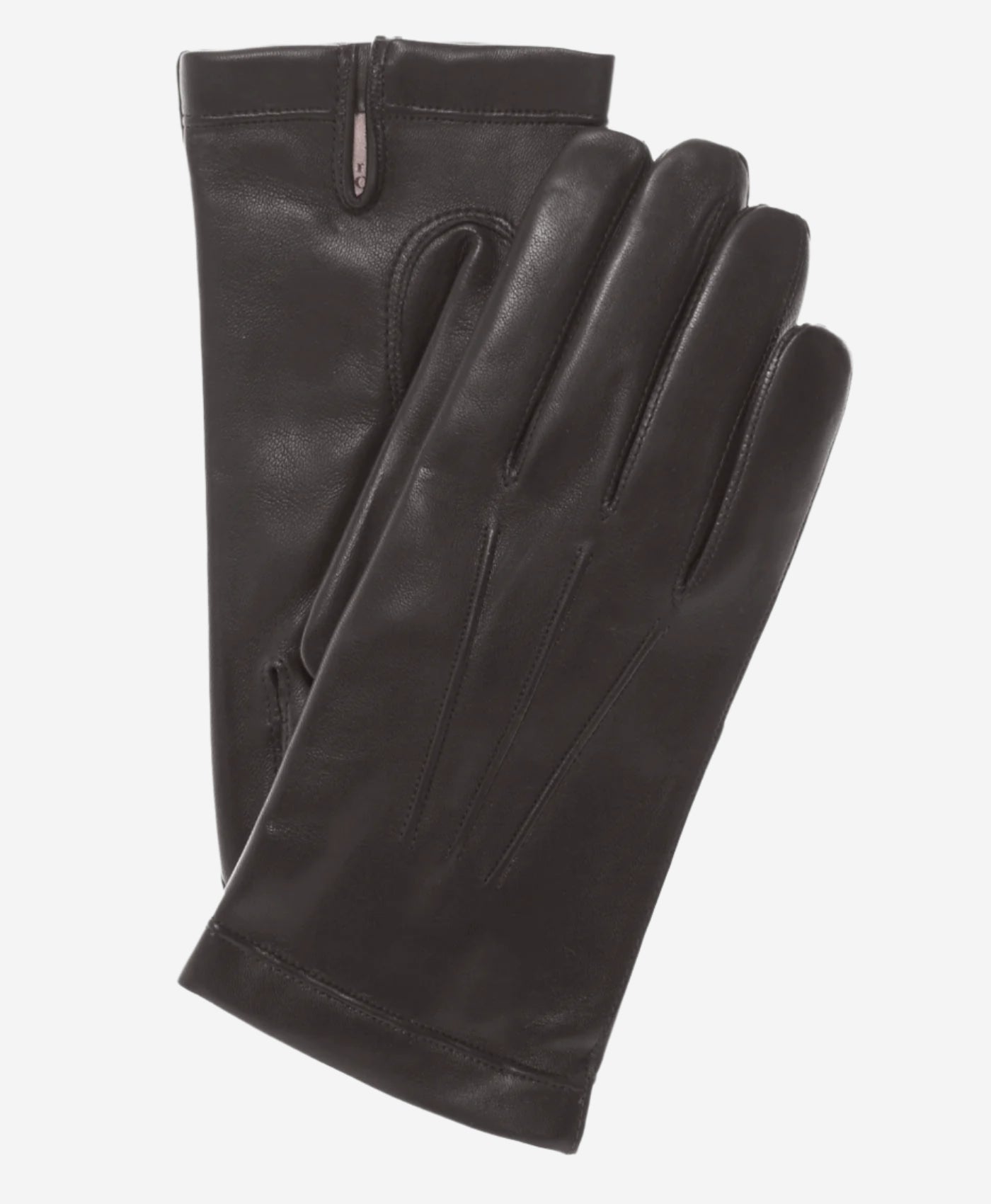 CC3001 (black) - Men's Italian Cashmere Lined Leather Gloves - Leather Gloves Online - Luxury Leather Gloves - 1