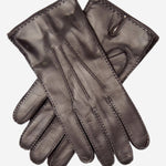 CC3104 (brown) - Men's Handsewn Cashmere Lined Leather Gloves - Leather Gloves Online - Luxury Leather Gloves - 1