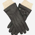 CC3115 (black) - Men's Italian  Deerskin Leather Gloves with Cashmere Lining - Leather Gloves Online - Luxury Leather Gloves - 2