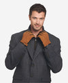 CC3434 (brown) - Men's Suede and Lambskin Gloves with Cashmere Lining - Leather Gloves Online - Luxury Leather Gloves - 2