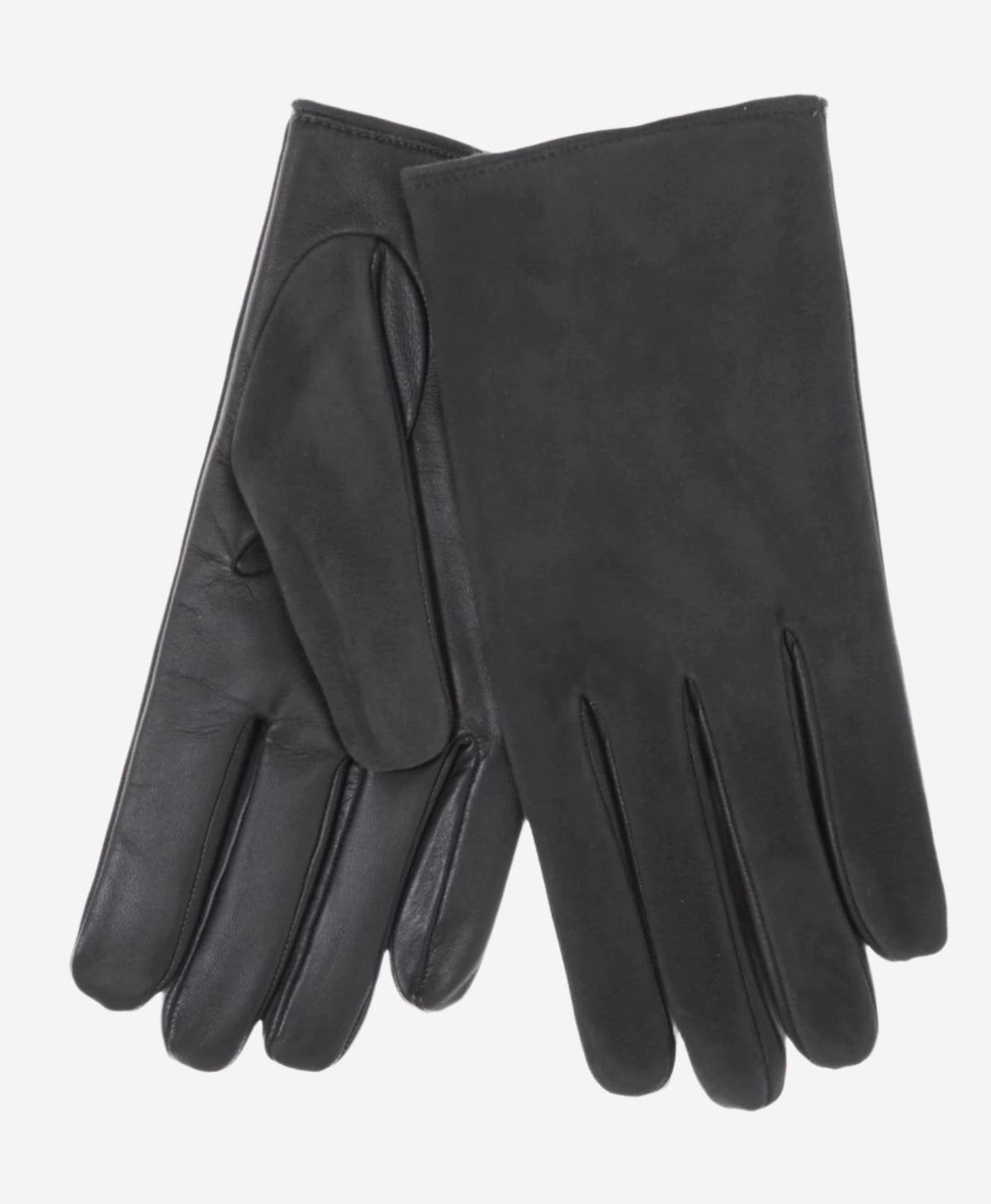 CC3556 (black) - Men's Touchscreen Suede and Lambskin Gloves with Cashmere Lining - Leather Gloves Online - Luxury Leather Gloves - 1