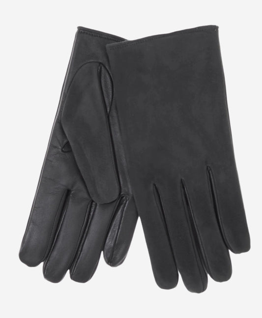 CC3556 (black) - Men's Touchscreen Suede and Lambskin Gloves with Cashmere Lining - Leather Gloves Online - Luxury Leather Gloves - 1