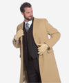 CC3630 (natural) - Men's Handsewn Italian Cashmere Lined Nubuck Gloves - Leather Gloves Online - Luxury Leather Gloves - 4