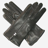 CC4301 (black) - Women's Handsewn Italian Cashmere Lined Leather Gloves - Leather Gloves Online - Luxury Leather Gloves - 1