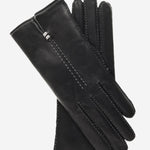 CC4301 (black) - Women's Handsewn Italian Cashmere Lined Leather Gloves - Leather Gloves Online - Luxury Leather Gloves - 2