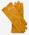 CC4301 (canary) - Women's Handsewn Italian Cashmere Lined Leather Gloves - Leather Gloves Online - Luxury Leather Gloves - 2