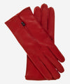 CC4301 (red) - Women's Handsewn Italian Cashmere Lined Leather Gloves - Leather Gloves Online - Luxury Leather Gloves - 2