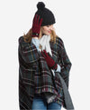 CC4510 (red) - Women's Cable Knit Cashmere and Leather Winter Gloves - Leather Gloves Online - Luxury Leather Gloves - 3