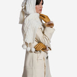 CC4514 (vac) - Women's Italian Rex Rabbit Fur Cuff Lambskin Gloves - Leather Gloves Online - Luxury Leather Gloves - 3