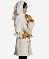 CC4514 (vac) - Women's Italian Rex Rabbit Fur Cuff Lambskin Gloves - Leather Gloves Online - Luxury Leather Gloves - 3