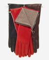 CC4879W4 (black) - “4-button length” Italian cashmere lined gloves with side zipper