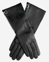 CC4879W4 (black) - “4-button length” Italian cashmere lined gloves with side zipper