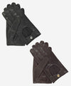 CD3466 (black) - Men’s Italian ventilated leather driving gloves