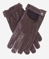 CD3528 (brown) - Men's Italian Leather Driving Gloves with Cashmere Lining - Leather Gloves Online - Luxury Leather Gloves - 3