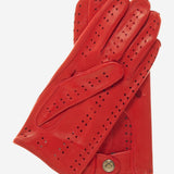 CD4010 (red) - Women's Italian Leather Driving Gloves