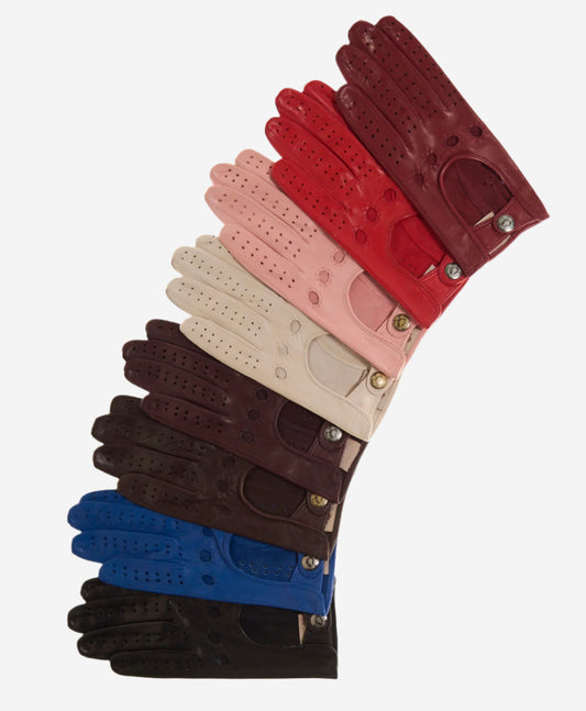 CD4010 (xb) - Women’s Italian leather driving gloves