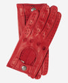 CD4010 (red) - Women's Italian Leather Driving Gloves - Leather Gloves Online - Luxury Leather Gloves - 1