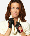 CD4134 (black) - Women's Italian Lambskin Driving Gloves - Leather Gloves Online - Luxury Leather Gloves - 4