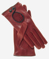 CD4255 (xb) - Women's Italian Leather Driving Gloves with Contrast Welting - Leather Gloves Online - Luxury Leather Gloves - 2