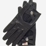CD4378 (black) - Women's Sporty Italian Leather Driving Gloves - Leather Gloves Online - Luxury Leather Gloves - 1
